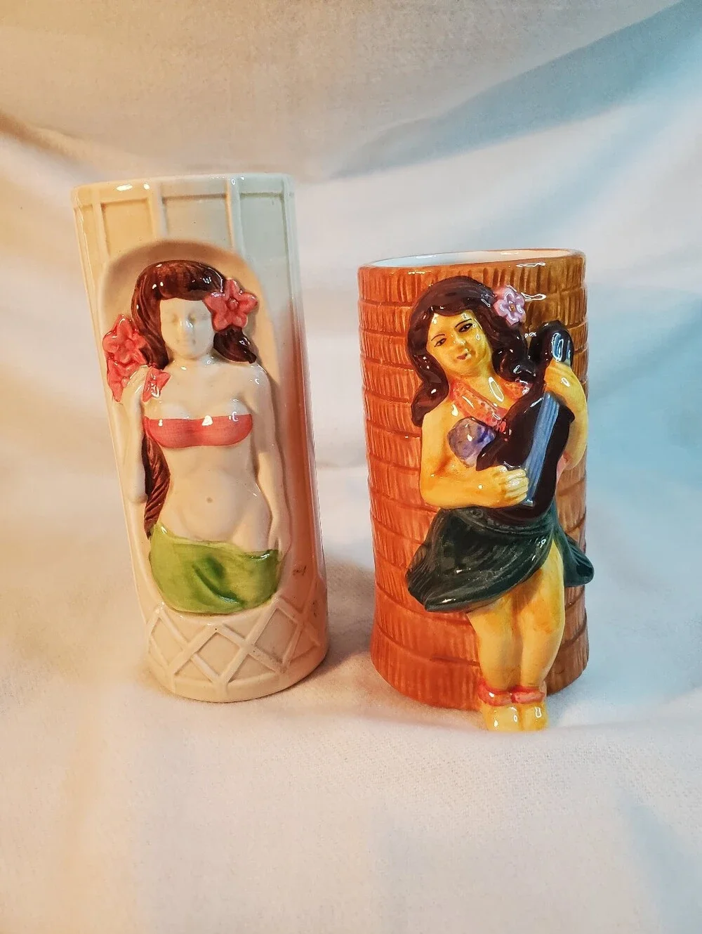 Tiki - Hula Girl Mugs Like New